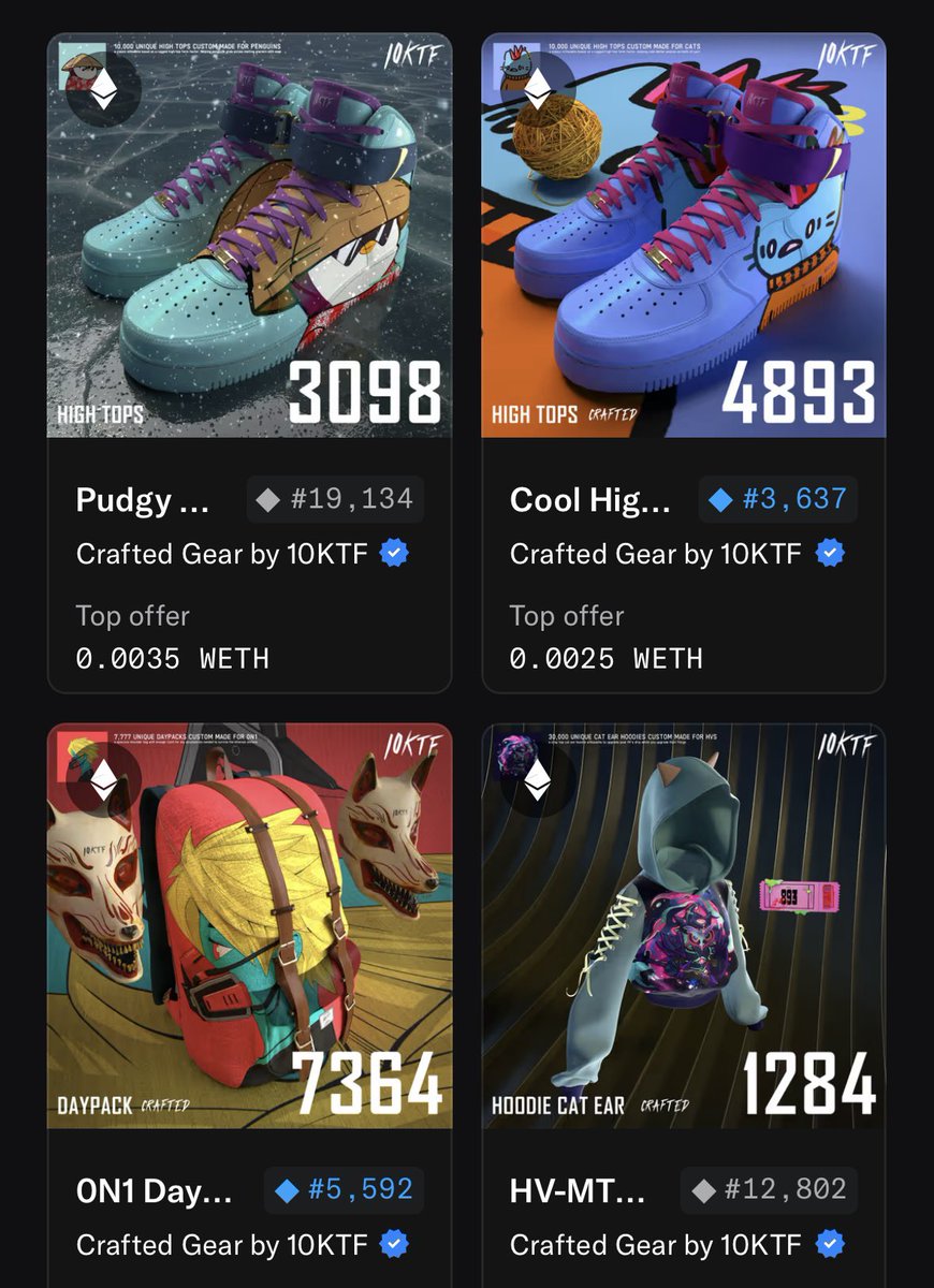 In Nepal and leaving for Mt. Everest in 7 hours, but still scooping <a href="/10KTFshop/">Wagmi-san</a> NFTs before bed 😂