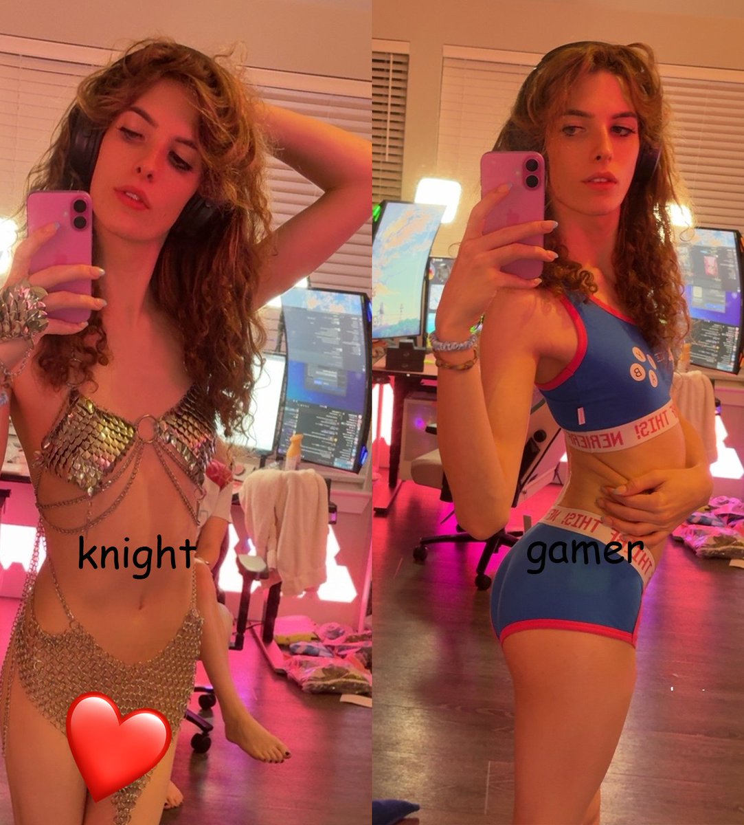 aSpicyCow's tweet photo. what version of me do you prefer? (every reply gets appreciated in DMs) 
hey= Your Knight In Shining Armor 🤍
hi= Hot Dva Gamer Boy Thing 💙 https://t.co/B2GhLoQ4HU