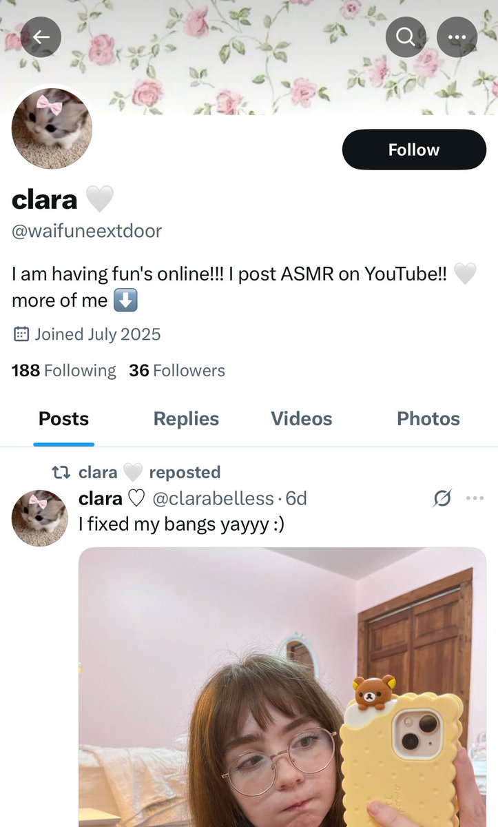 clarabelless's tweet image. This is not my account!!! Report!!!!🙁💔 #catfish #mean