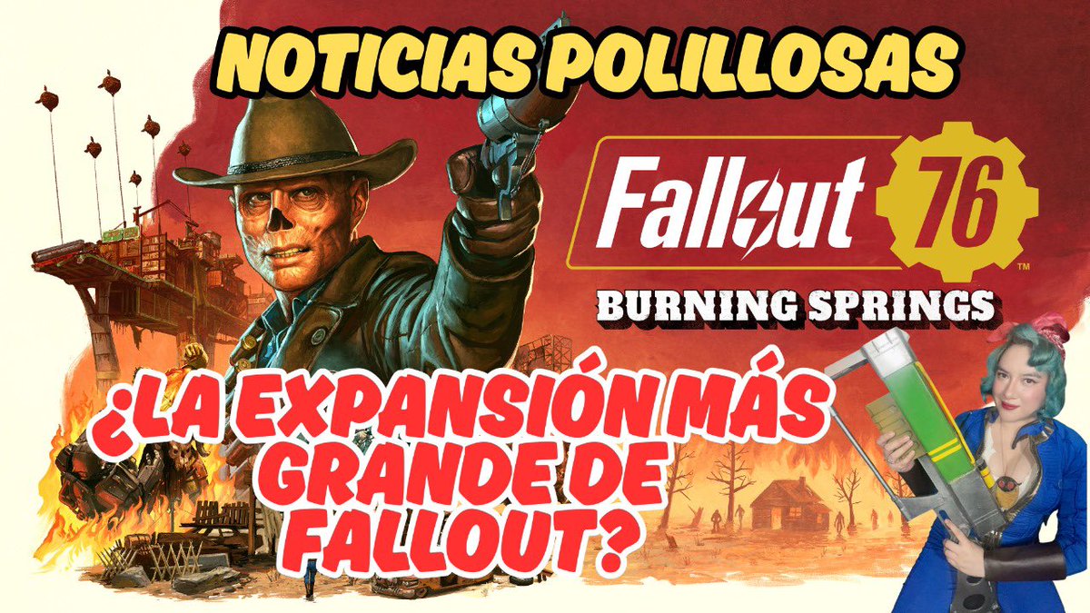 Les dejo un video con información sin tanto spoiler sobre la expansión!! Le doy gracias al Tío <a href="/BethesdaLATAM/">Bethesda LATAM</a> por la invitación y dejarme ser parte de esto, estoy muy emocionada por lo que viene.
#fallout #Fallout76 #Bethesda 

youtu.be/rGx1VENYiDk?si…