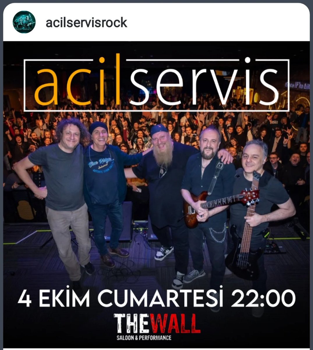 ACİL SERVİS (@acilservisrock) on Twitter photo 
