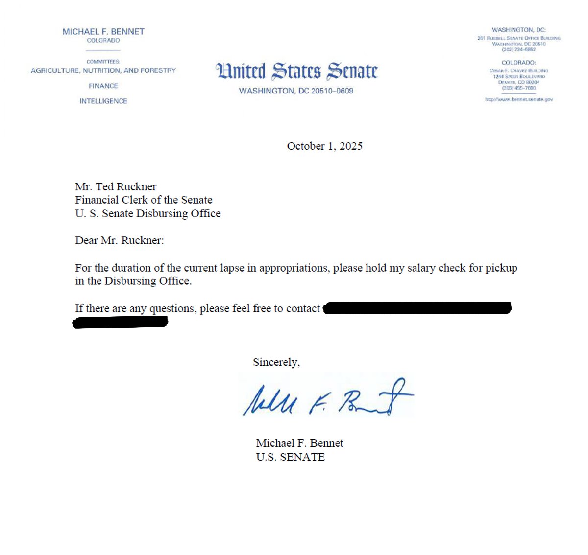 As hundreds of thousands of federal employees and service members are now forced to work without pay, I’m refusing to accept my own.

Republicans must do their jobs, come to the table to negotiate, and end this government shutdown.