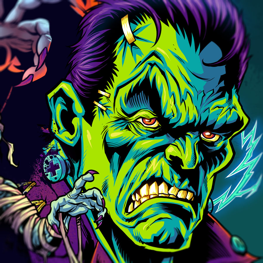 flylanddesigns's tweet image. Here's some detail shots of the artwork I drew for a tribute to the Universal Monsters for a series of Art Prints and Disc Golf Discs I made - tried to give them my own style
#universalmonsters #monstermash #halloweenart #monsterart