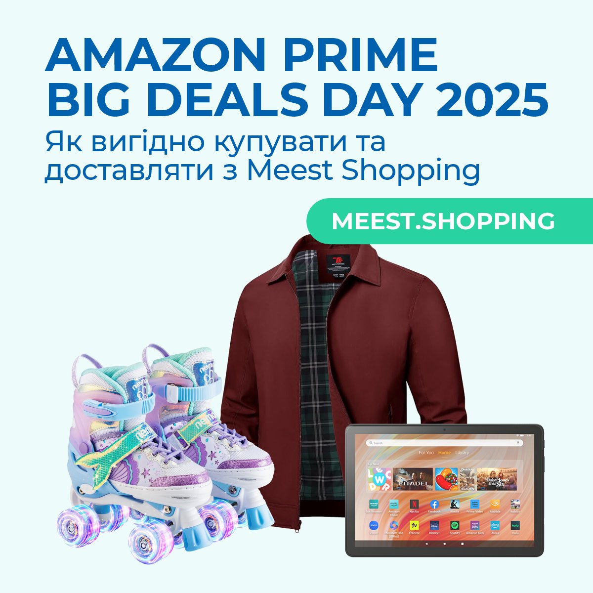 Meest_Shopping's tweet photo. Amazon Prime Big Deal Days повертається вже 7–8 жовтня🔥 Це два дні знижок рівня Чорної п’ятниці, але без хаосу і значно раніше. А доставити свої покупки в Україну допоможе Meest Shopping🇺🇦
Детальніше про розпродаж👉 https://t.co/6ke2fX0LLv https://t.co/yW0wIThBN9
