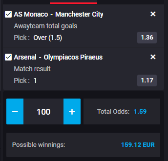 🔥Call du jour 1 🔥
 
 City +1.5 buts⚽️+ Arsenal win⚽️

100>159

<a href="/1/">1</a>.59

On va chercher le 33W-11L💪

❤️ si tu suis

#TeamParieur