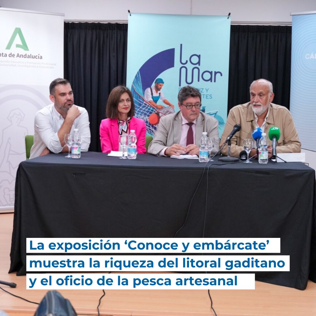 <a href="/fecopesca/">Federación de Cofradías de Pescadores de Cádiz</a> acerca la pesca artesanal a la juventud con la exposición ‘Conoce y embárcate’ inaugurada en el IES Drago de Cádiz. 🌊🐟 La iniciativa cuenta con la financiación de la Diputación de Cádiz y la colaboración de la Junta de Andalucía.