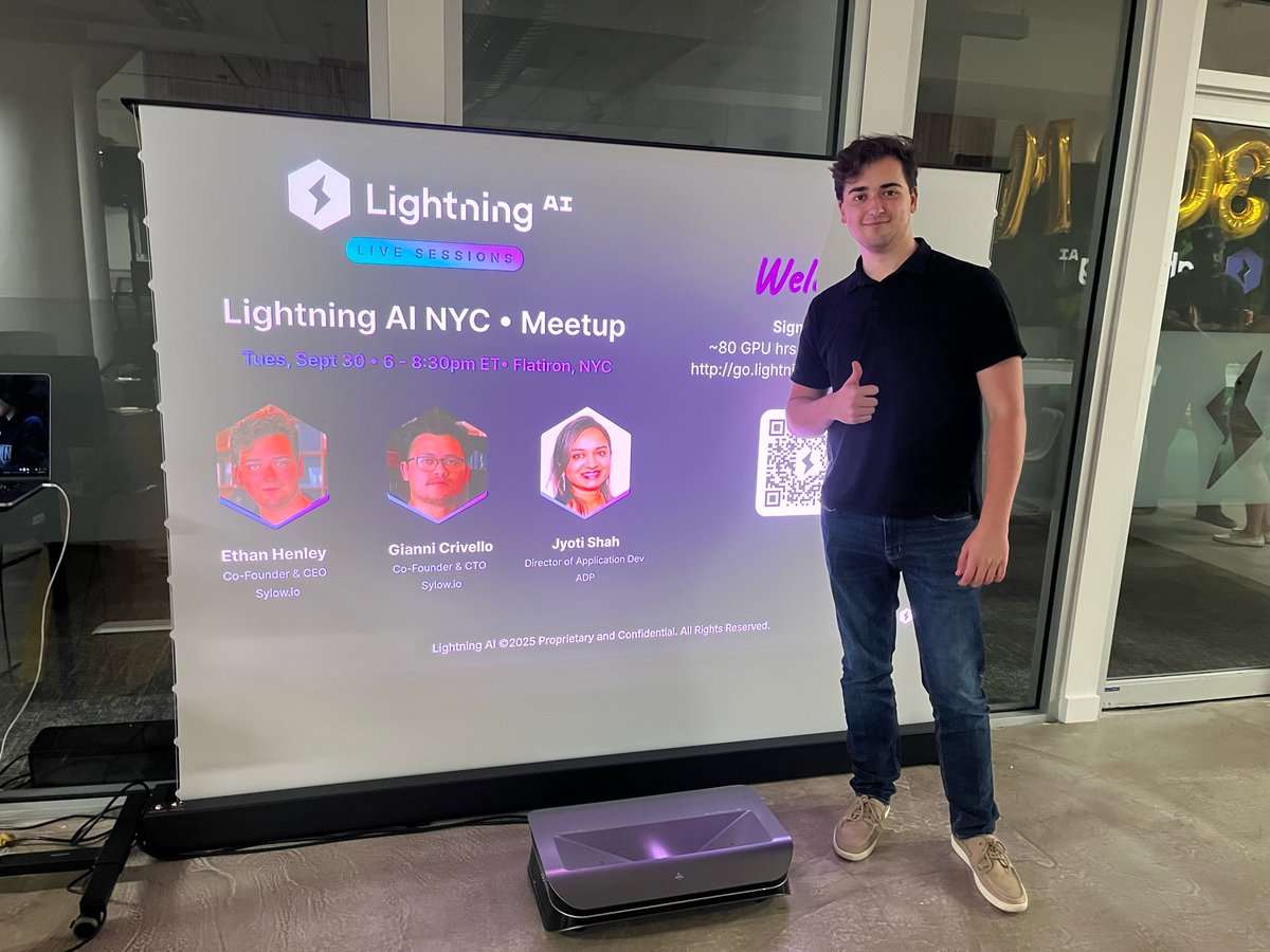 nightshiftdotsh's tweet photo. Thanks for having us @LightningAI! https://t.co/7FSCrifNXv