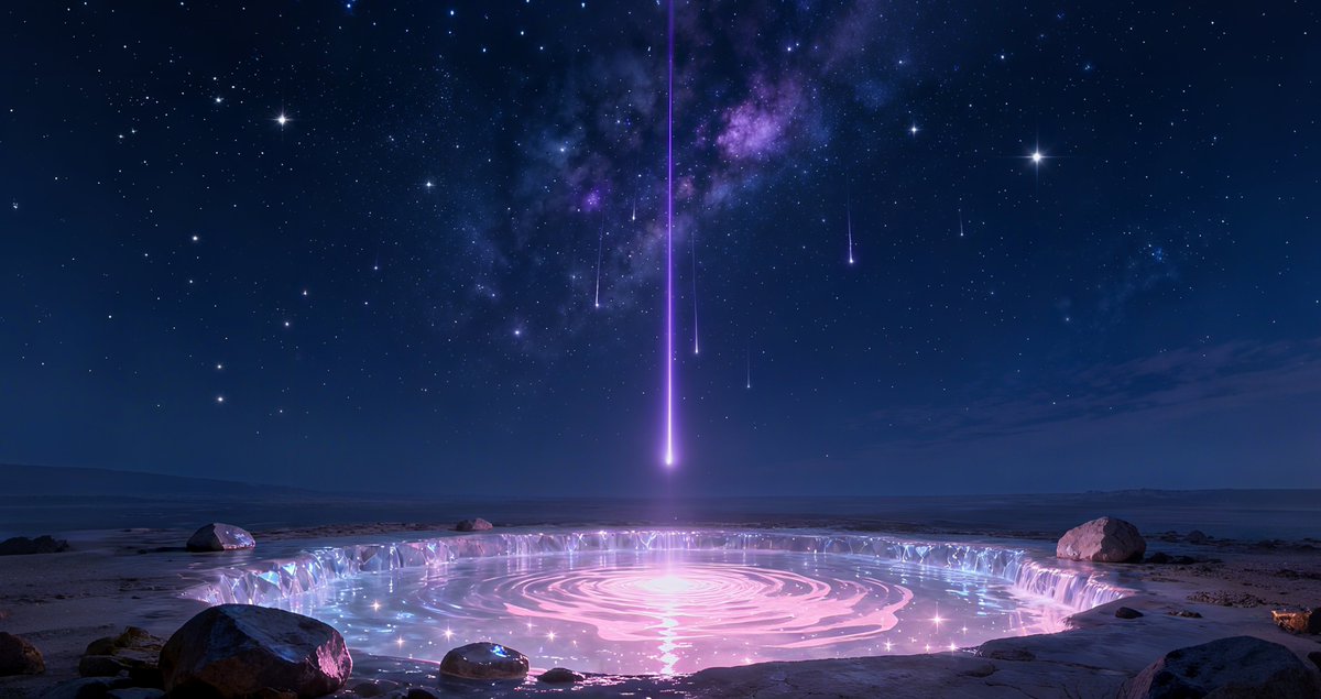 In the Mindverse night sky, rare Meteoric Water sometimes falls as shimmering streams 🌠💧

Only the most attentive #Brainfolk can gather it.

Head to <a href="/SatsumeOfficial/">Satsume Labs</a> Discord → #faucet to claim your drop, and refill your journey with fresh energy
discord.gg/eSKMJgHuzm