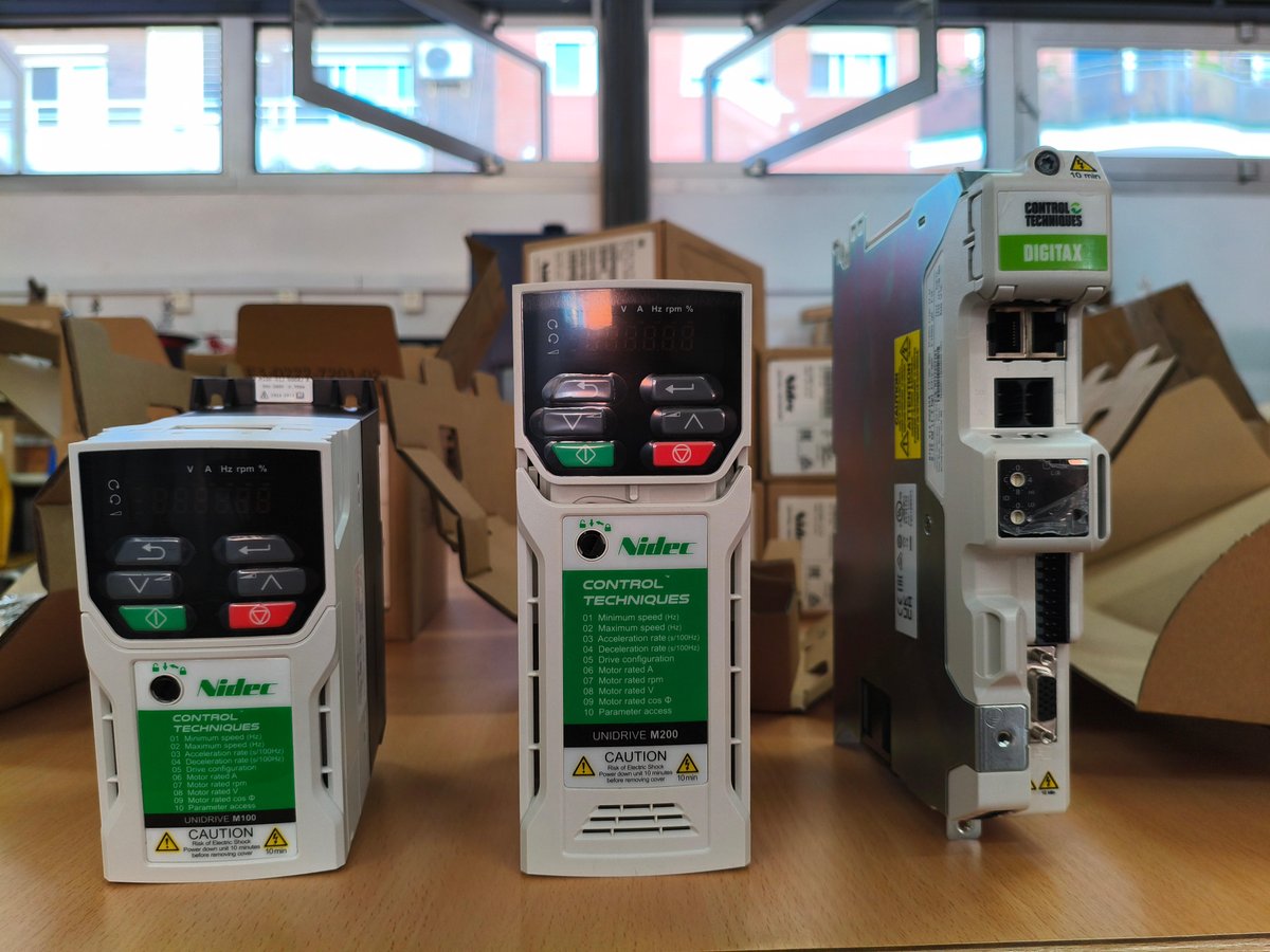 Nidec, empresa líder en el sector dels automatismes i la producció de motors elèctrics, col·labora amb nosaltres proporcionant material per les pràctiques dels nostres estudiants. Gràcies!!