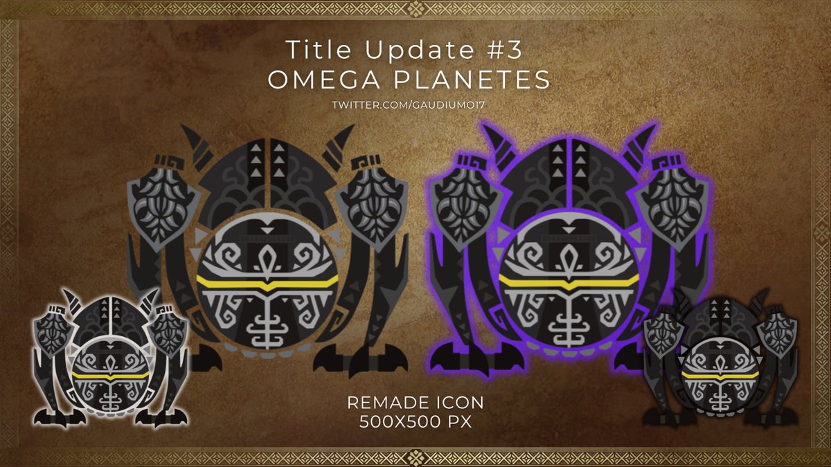 #MHWilds Remade Icon 
OMEGA PLANETES!
Free to download PNG ko-fi.com/s/d5d5b793c9