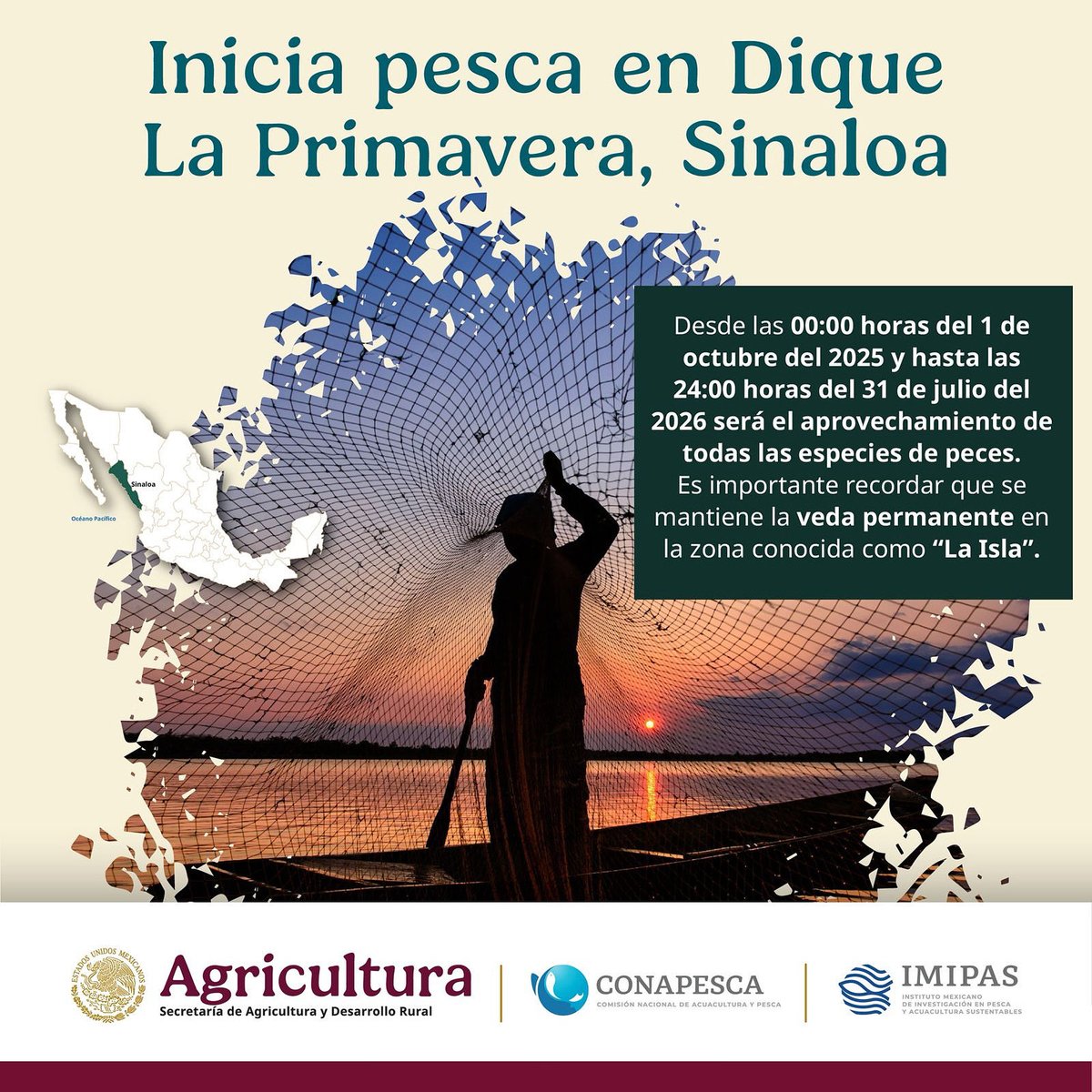 ✅ ¡A pescar! en Dique La Primavera, Sinaloa.