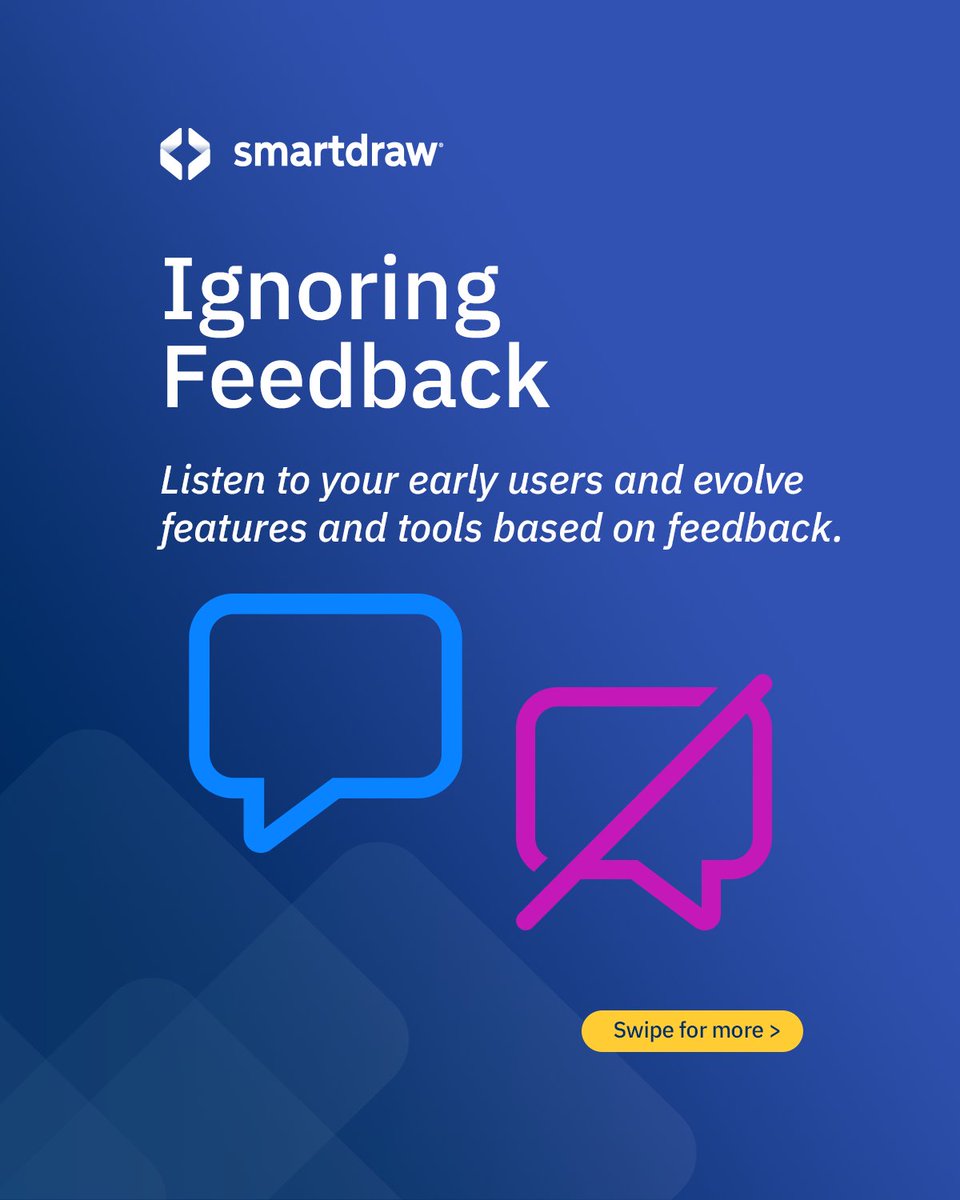 SmartDraw's tweet image. Avoid these common mistakes to make your product launch a success! #GoToMarket #StartupTips #ProductManagement