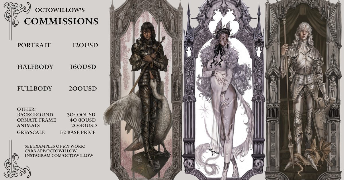 Opening up comms again! 3 slots for now, shares are super appreciated 🙏