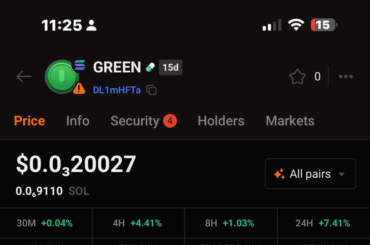 Nothing fancy, just all $GREEN ✅ CA: 

DL1mHFTa9tJMS1mz9bZhgoNZxaHWFGYZd9T4fbagpump