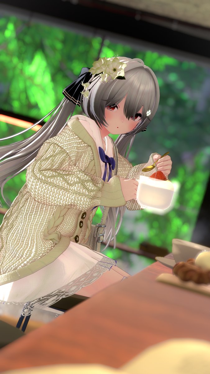 おはようございます🍀
プリン、ひと口食べる？🍮
今日が佳い日になりますように...

World：9CFF77
Author：otoma_

#STEMsCOLLECTION