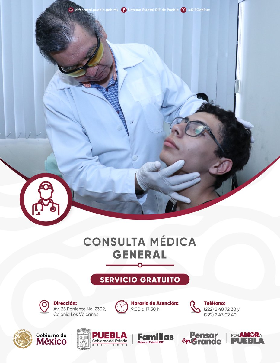 Sistema Estatal DIF (@difgobpue) on Twitter photo Juntos por tu bienestar.
Brindamos servicios médicos, psicológicos, dentales y vacunación para un Puebla más saludable. 🏥✨
Con #CeciArellano y el <a href="/Gob_Puebla/">Gobierno de Puebla</a> fortalecemos bienestar y confianza en nuestra comunidad. 🤝💫
📍 25 Poniente 2302.
#PorAmorAPuebla Juntos por tu bienestar.
Brindamos servicios médicos, psicológicos, dentales y vacunación para un Puebla más saludable. 🏥✨
Con #CeciArellano y el <a href="/Gob_Puebla/">Gobierno de Puebla</a> fortalecemos bienestar y confianza en nuestra comunidad. 🤝💫
📍 25 Poniente 2302.
#PorAmorAPuebla