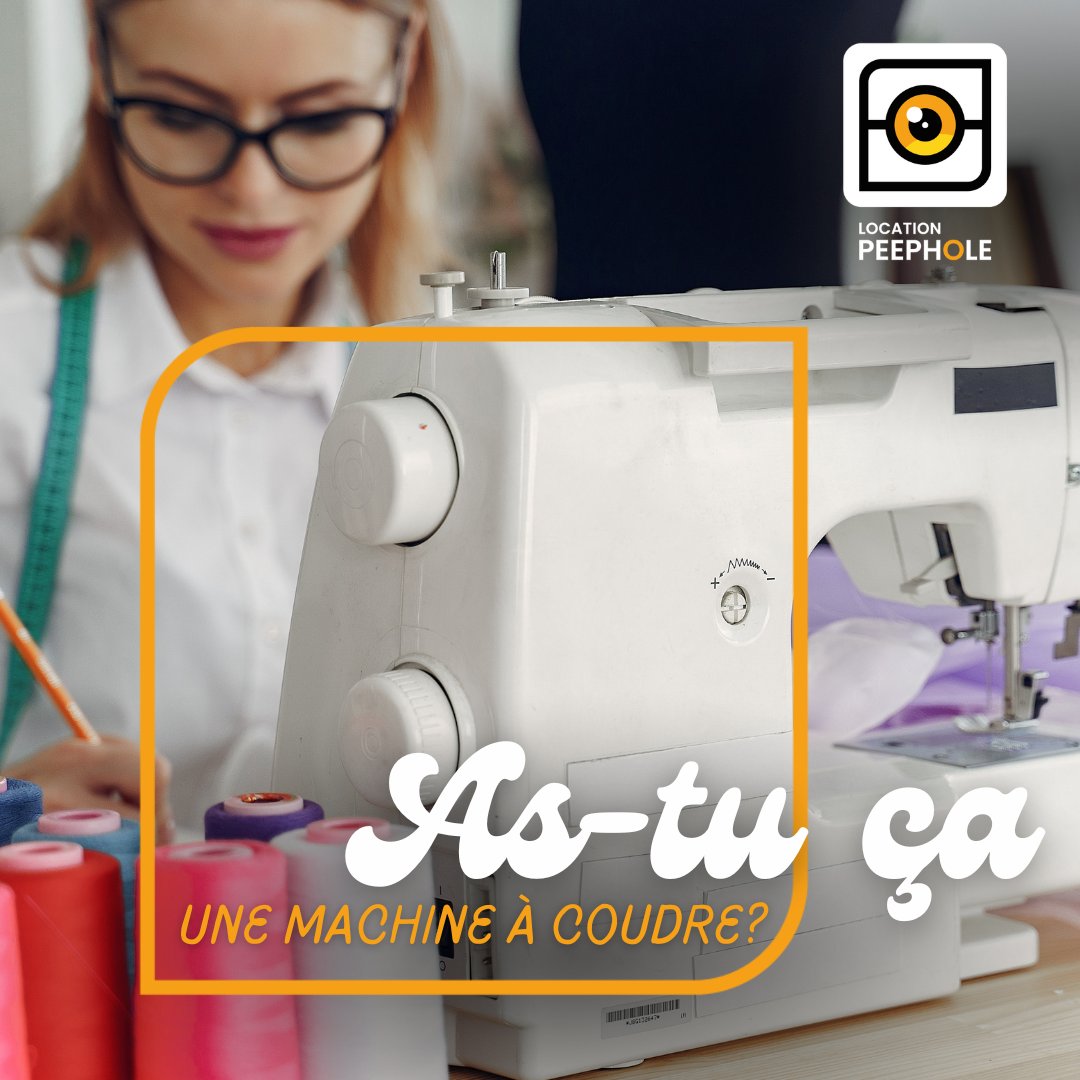 LePeephole's tweet photo. 🧵 T’as une machine à coudre qui dort chez toi? Mets-la en location sur Peephole et fais-la travailler pour toi 💸

📲 Loue ou fais louer facilement entre particuliers.
Dispo sur playstore et applestore.
#Couture #LocationEntreParticuliers #Peephole #AsTuÇa https://t.co/j9eVxgA2I2