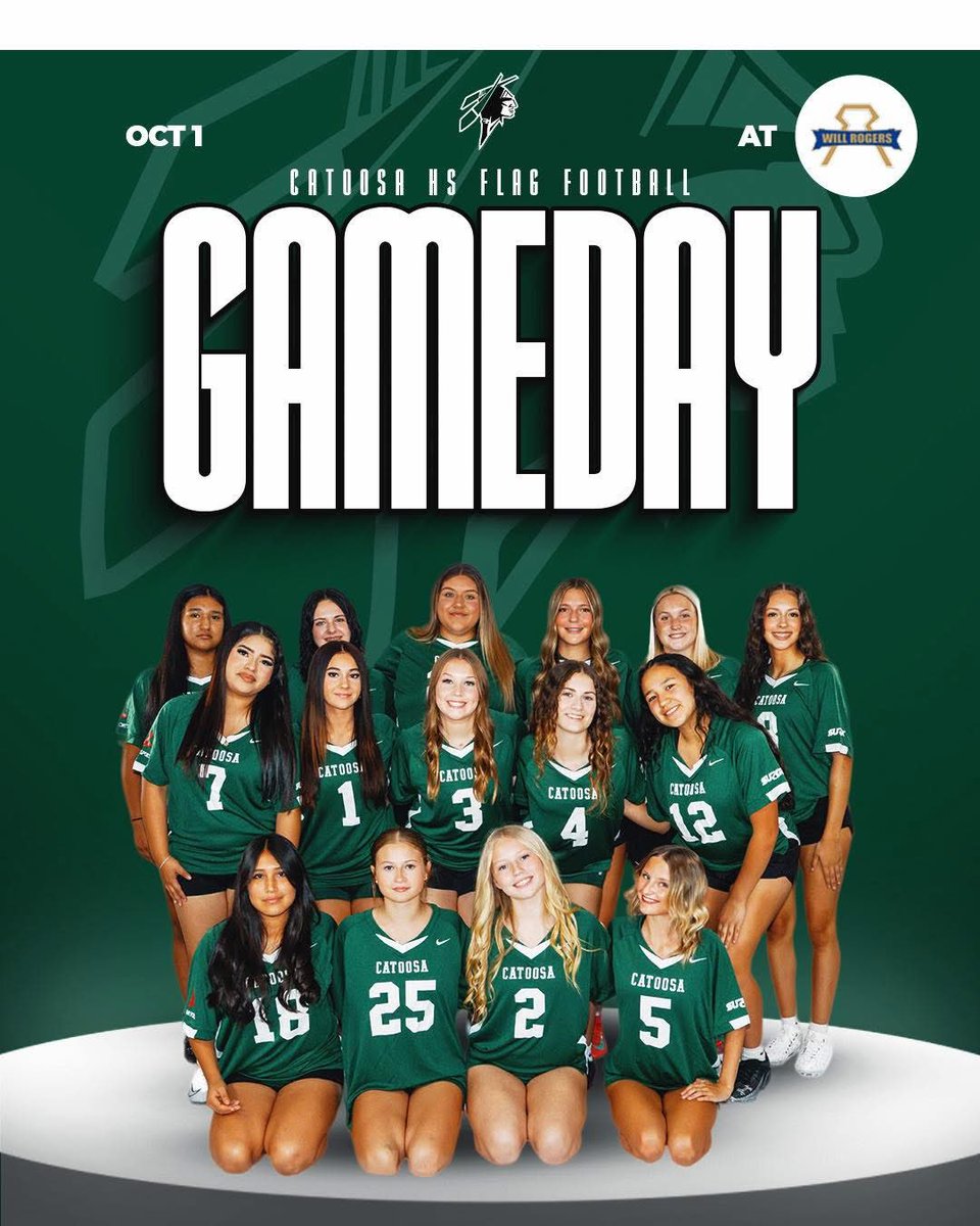 First Flag Football game in school history. Let's go! #Keepumping!!!