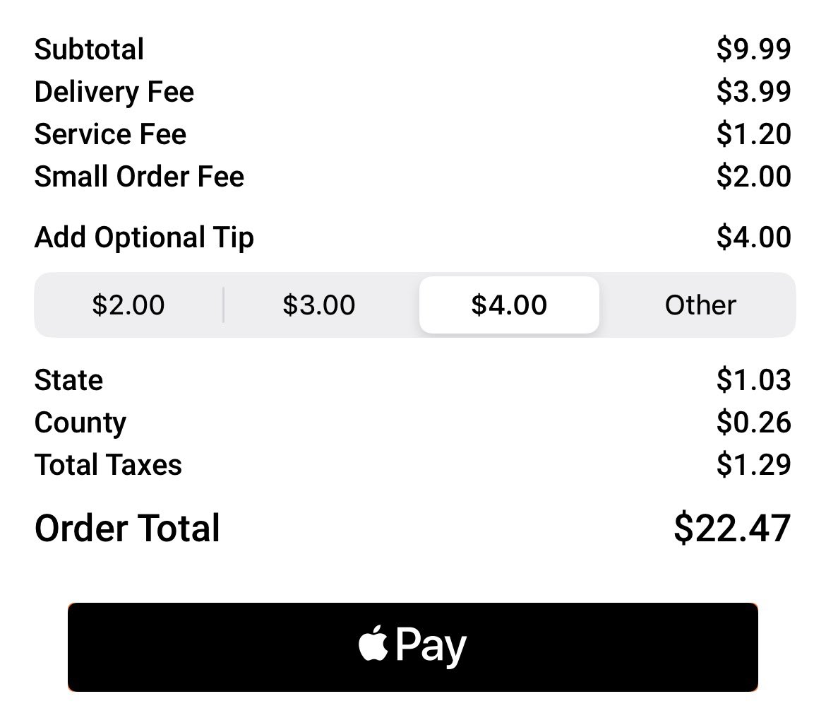 why is there tarrifs on pizza and 3328262629826 fees