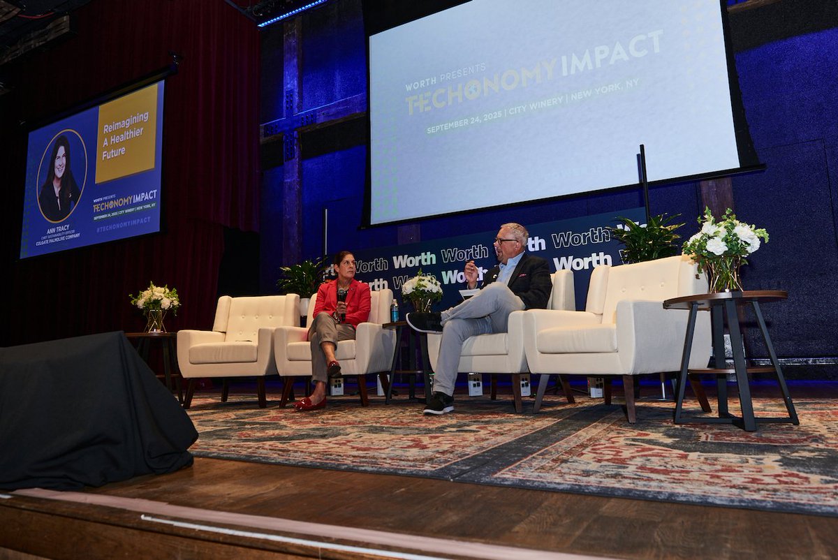 techonomy's tweet image. At #TechonomyImpact25, @CP_News CSO Ann Tracy showed how collaboration drives change:💡 95% of U.S. toothpaste tubes are now recyclable - thanks to Colgate sharing its tech.

&quot;There&apos;s more work to be done, so we&apos;re staying focussed on oral health, plastic, and climate.&quot;