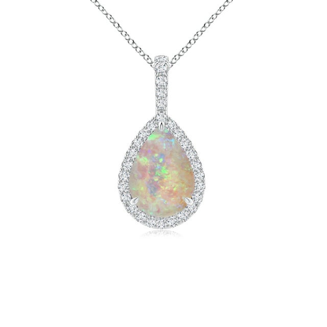 The October birthstones- Opal and Tourmaline. 
Opal is the traditional October birthstone, known for its stunning "play-of-color" that creates a rainbow effect, while Tourmaline was later added as a second alternative birthstone and is famous for its wide variety of colors.