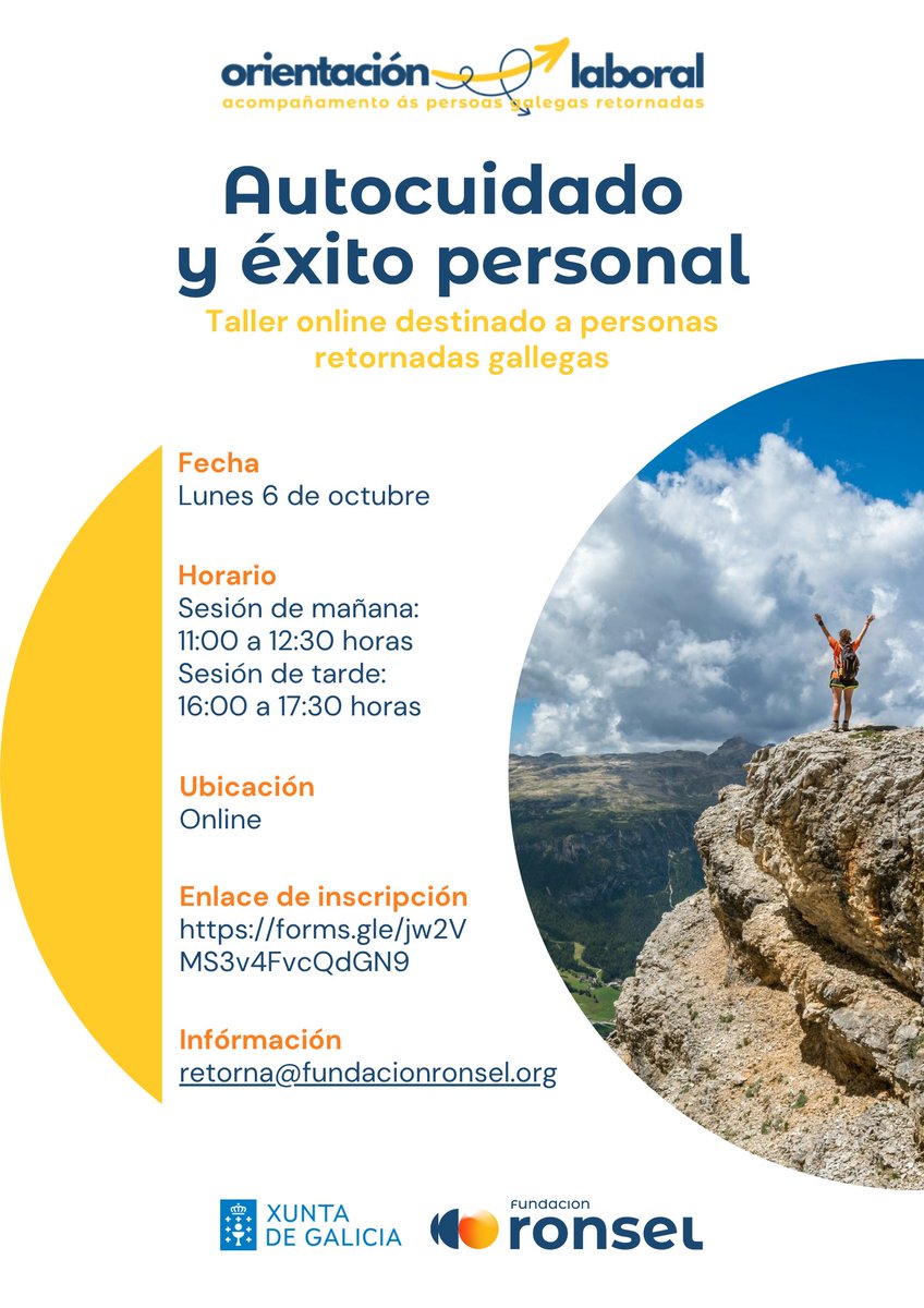 💻 Taller online dirigido a personas gallegas retornadas.

ℹ️ Info e inscripciones 👇🏻 👇🏻 👇🏻
forms.gle/jw2VMS3v4FvcQd…