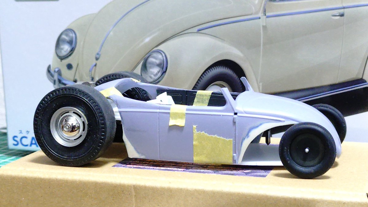 RrKseWnze182842's tweet photo. #1m132

#楽プラ
#VolksRod
#BugRod

シャシーレイアウトでけた
リアはエンジン&amp;トランスをレイズド
フロントはアクスルビームを前後リバース組み

定番メニュー？のドロップアイビームもカッコいいけどこっちの方が好み https://t.co/aUuX9YuVlh