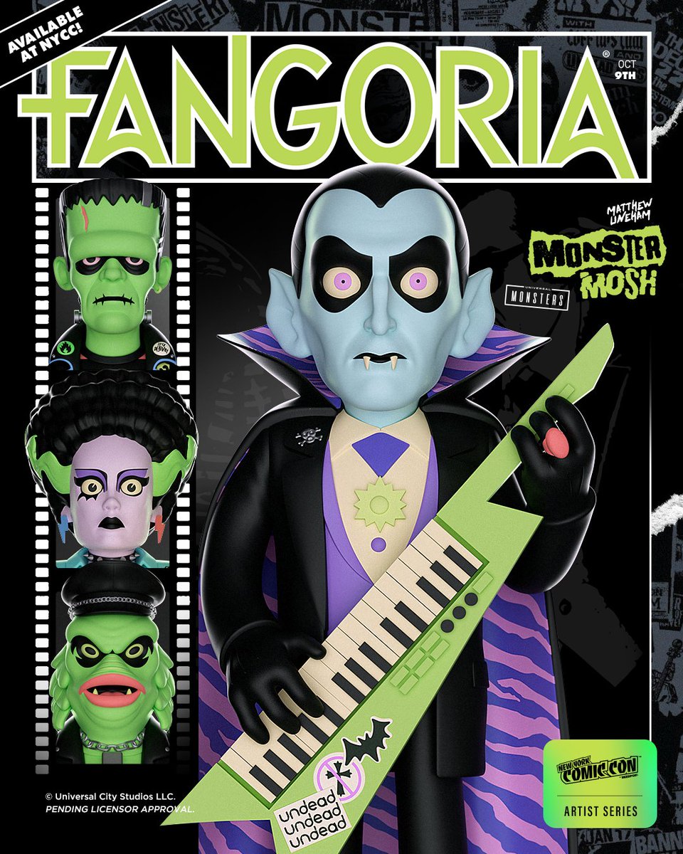 The band has taken the stage! 🎶 Read all about Monster Mosh, our newest Artist Series collaboration with Matthew Lineham, and the story behind these figures on <a href="/FANGORIA/">FANGORIA</a>! fangoria.com/universal-mons…
