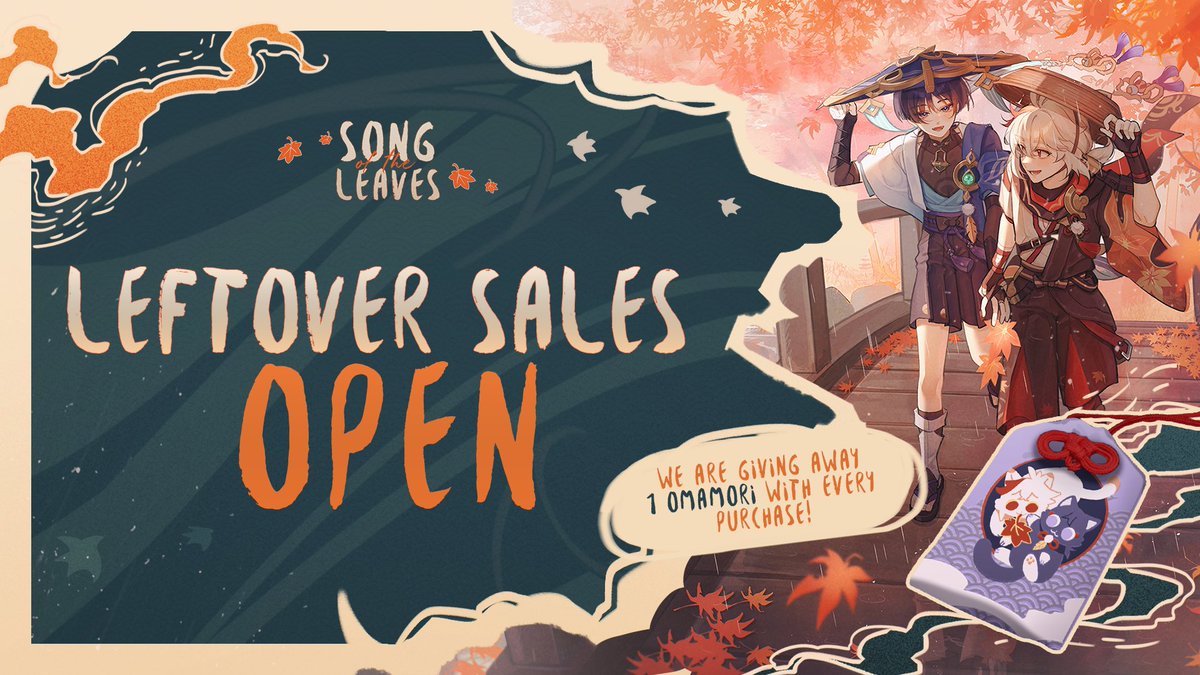 Song of the Leaves: A 🍁☂️🍁 Zine | Final Shipping tweet media