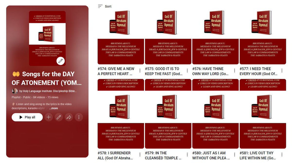 IzzyAvraham's tweet image. Yom Kippur starts TONIGHT! To make this prophetic fast more meaningful for you, we put together this playlist of hymns with five of the big themes of the Day of Atonement. Just play the melody on repeat and sing along to the lyrics in the...youtube.com/post/Ugkx1ODjl…