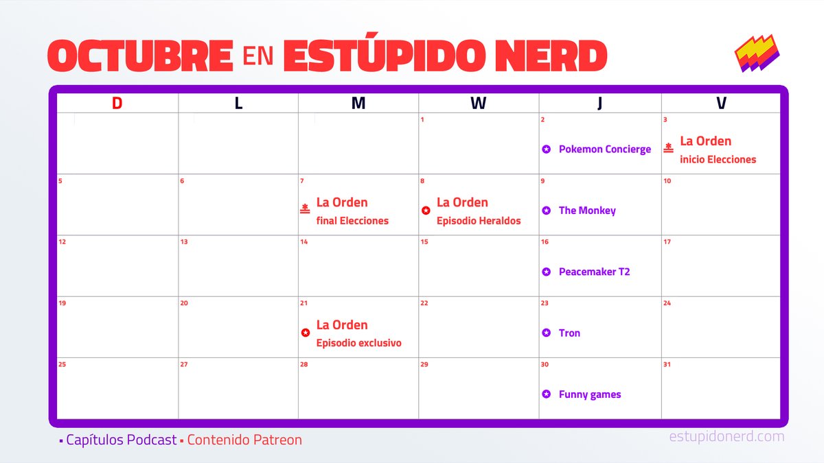 Este mes en el podcast: