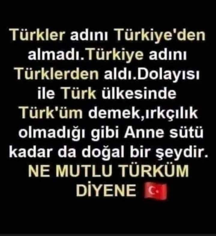 Altına üstüne sağına soluna imzamı attım.
"Ne mutlu TÜRKÜM diyene"
