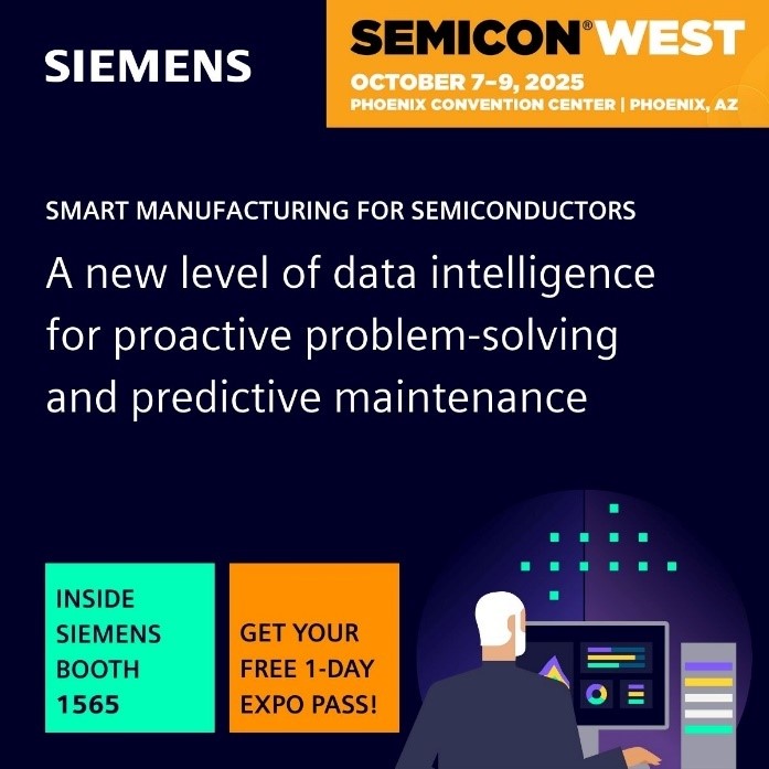 IIoT_World's tweet image. #PredictiveMaintenance in chip fabs = no more surprise downtime.
See @Siemens’ automated diagnostics &amp;amp; prognostics at #SEMICONWest 2025.
📍 Booth 1565, Oct 7-9, Phoenix
🎟️ Grab your free 1-day Expo Pass via Siemens: buff.ly/iFE5a8m

#sponsored #sie_di #AI #TechEvent
