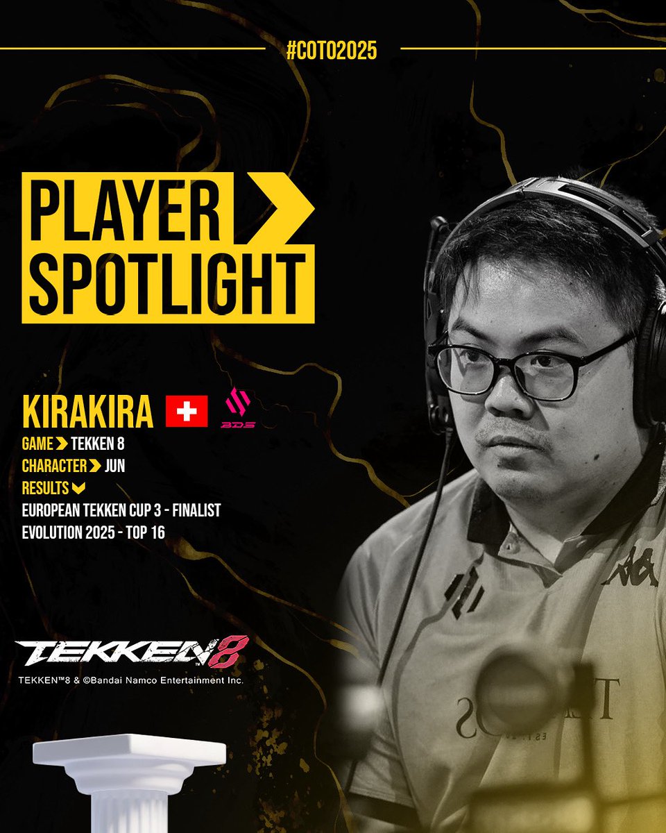 ClashOfTheOlympians (@cotolympians) on Twitter photo KIRAKIRA WILL COMPETE AT #COTO2025 🏆
 
Representing Switzerland 🇨🇭 , KiraKira is known for his mastery of Jun. 
📅: 15-16/11
📍: Dais Athletic Centre 
Get your tickets! START.GG/COTO2025 KIRAKIRA WILL COMPETE AT #COTO2025 🏆
 
Representing Switzerland 🇨🇭 , KiraKira is known for his mastery of Jun. 
📅: 15-16/11
📍: Dais Athletic Centre 
Get your tickets! START.GG/COTO2025