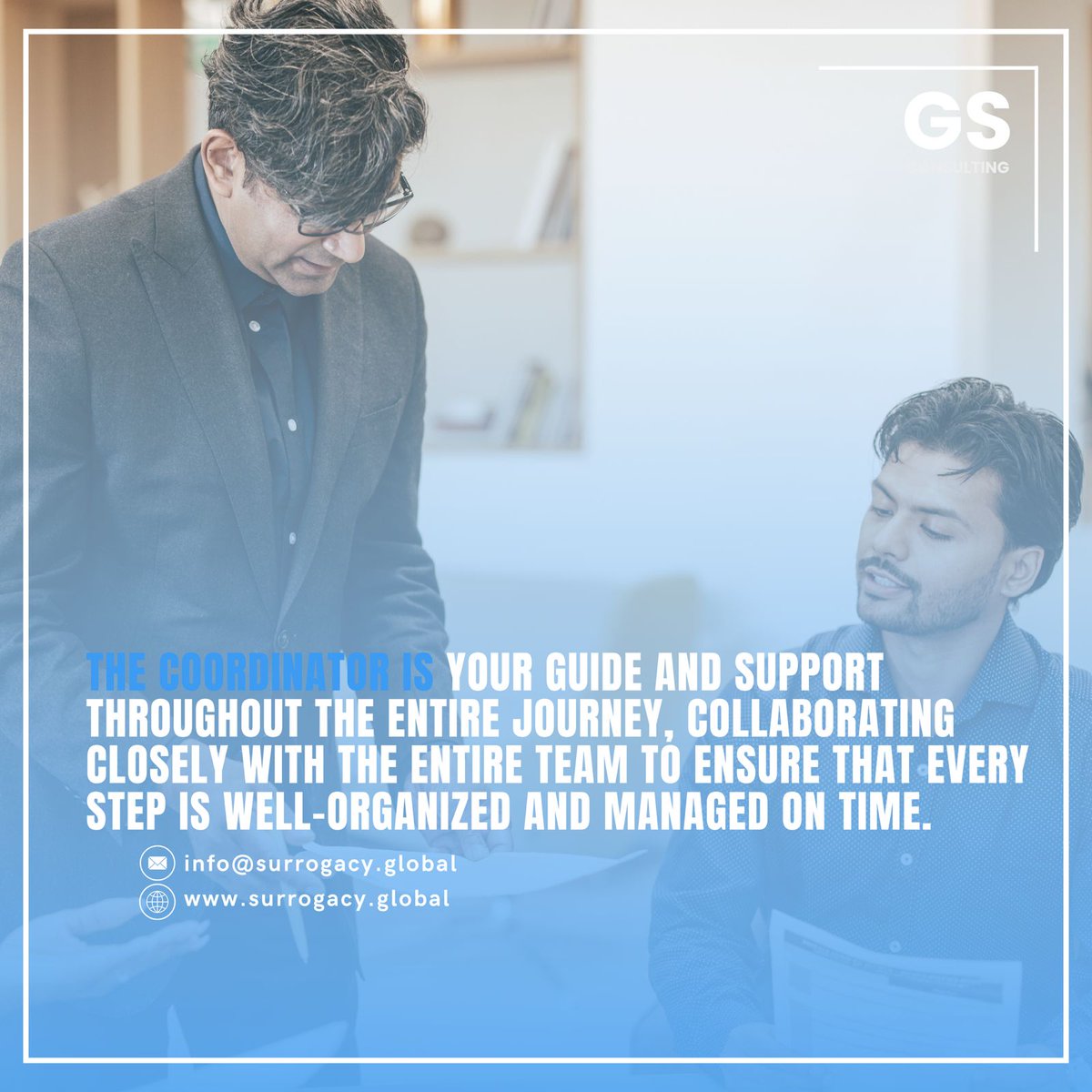 SurrogacyGsc's tweet photo. At GS Consulting, we know that your surrogacy journey is deeply personal, and that’s why we provide dedicated coordinators to guide and support you every step of the way.

Contact us to schedule your private consultation:
✉️ info@surrogacy.global
🌐 https://t.co/YRqjD8MZ3D https://t.co/8JMHkrvUdD
