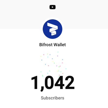 1000+ subscribers strong on Youtube 🙌

More FXRP, Flare, and XRPL tutorials coming soon.

Can we make it to 5K till next week so I can get a raise?

→ youtube.com/@bifrostwallet…