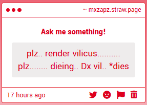 MxZapz's tweet image. "plz.. render vilicus.......... plz........ dieing.. Dx vil.. *dies" -&amp;gt; don't die on me anon. ok? heres vilicus for you dying anon... #maymadness2012 #vilicus mxzapz.straw.page