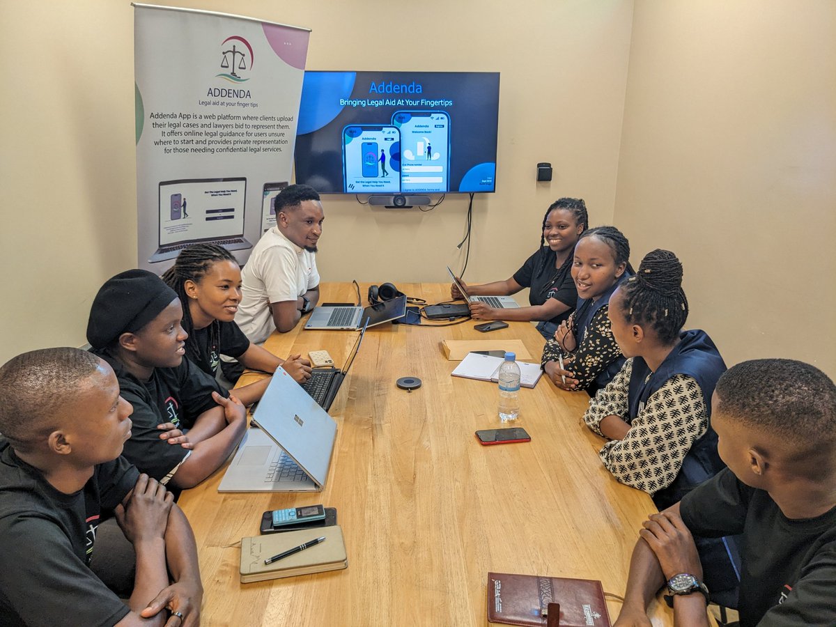 addendarw's tweet photo. Our team was blessed to be visited by Inkomoko Rwanda where we discussed our progress on bringing legal aid near to the citizens of Rwanda. 
Through what Addenda is building, the web application, legal aid is going to become so accessible to every citizen of Rwanda. #addenda https://t.co/s3ebvFT6nC