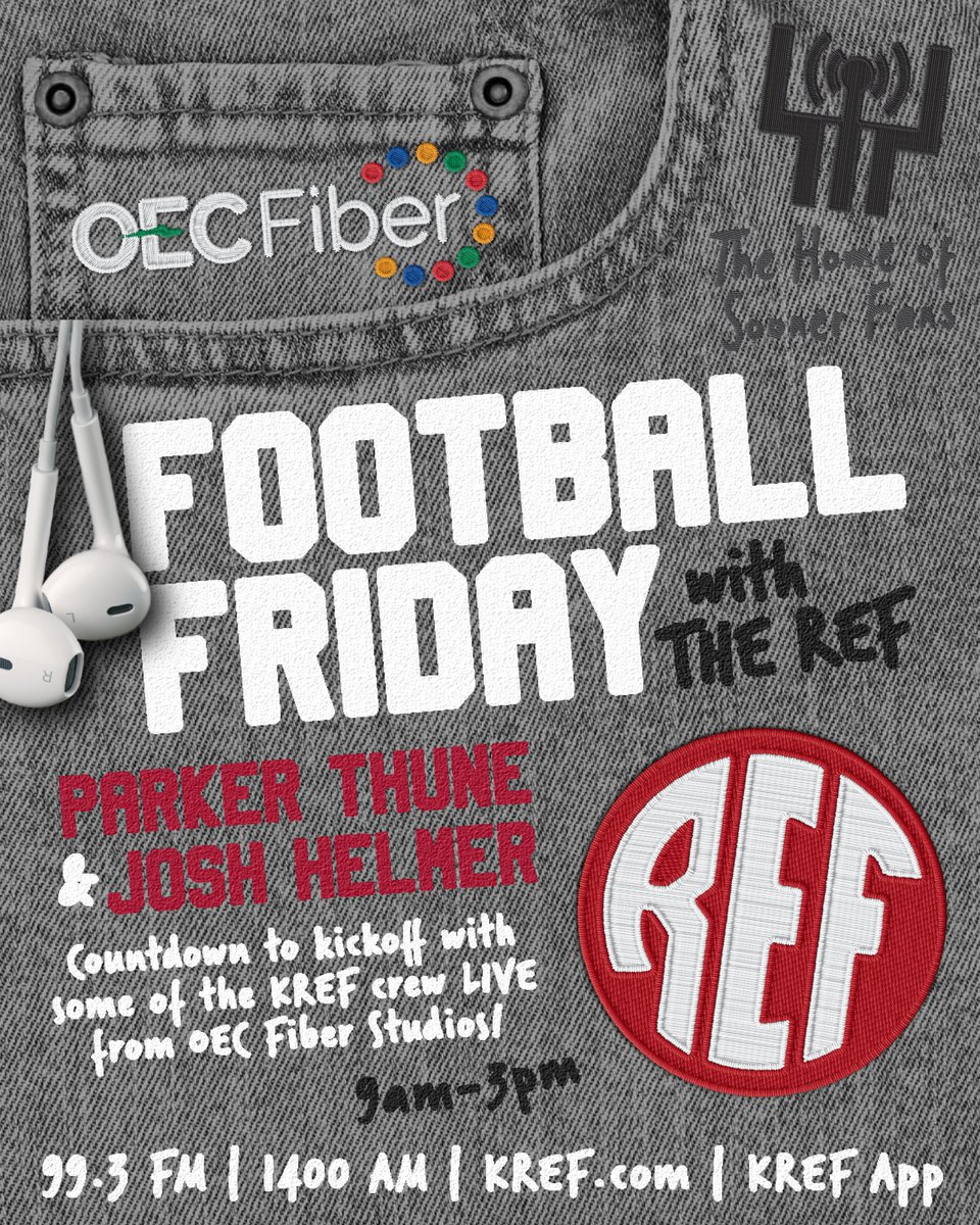 Football Friday is back this week! 🎙️🏈 Tune in this Friday as we team up with <a href="/KREFsports/">The REF</a> to get you ready for Oklahoma vs. Kent State. Don’t miss the pregame energy, live insights, and everything Sooners before the game!