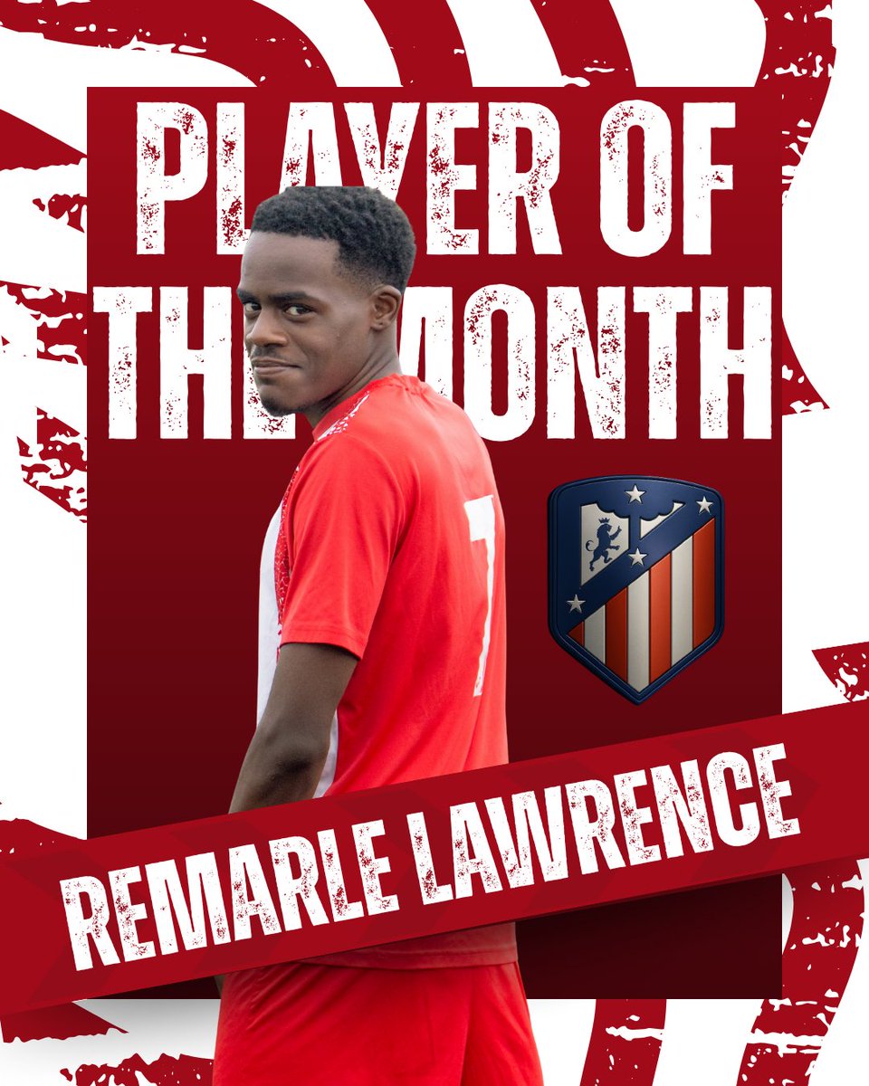 🌟 September Player of the Month 🌟

Our winner is none other than Remarle Lawrence!

Since joining the club, Remarle has gone from strength to strength, and we have full faith he’ll continue to grow and improve as a player. 👏🔴⚪