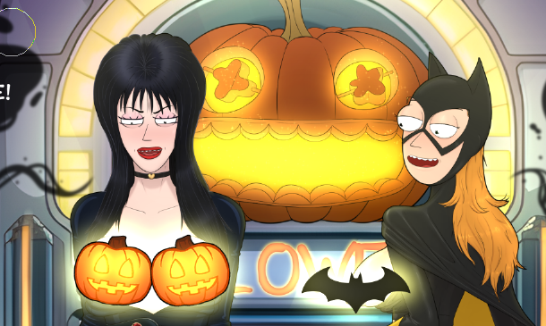 Beth and Summer - Halloween theme (winners of the previous poll)