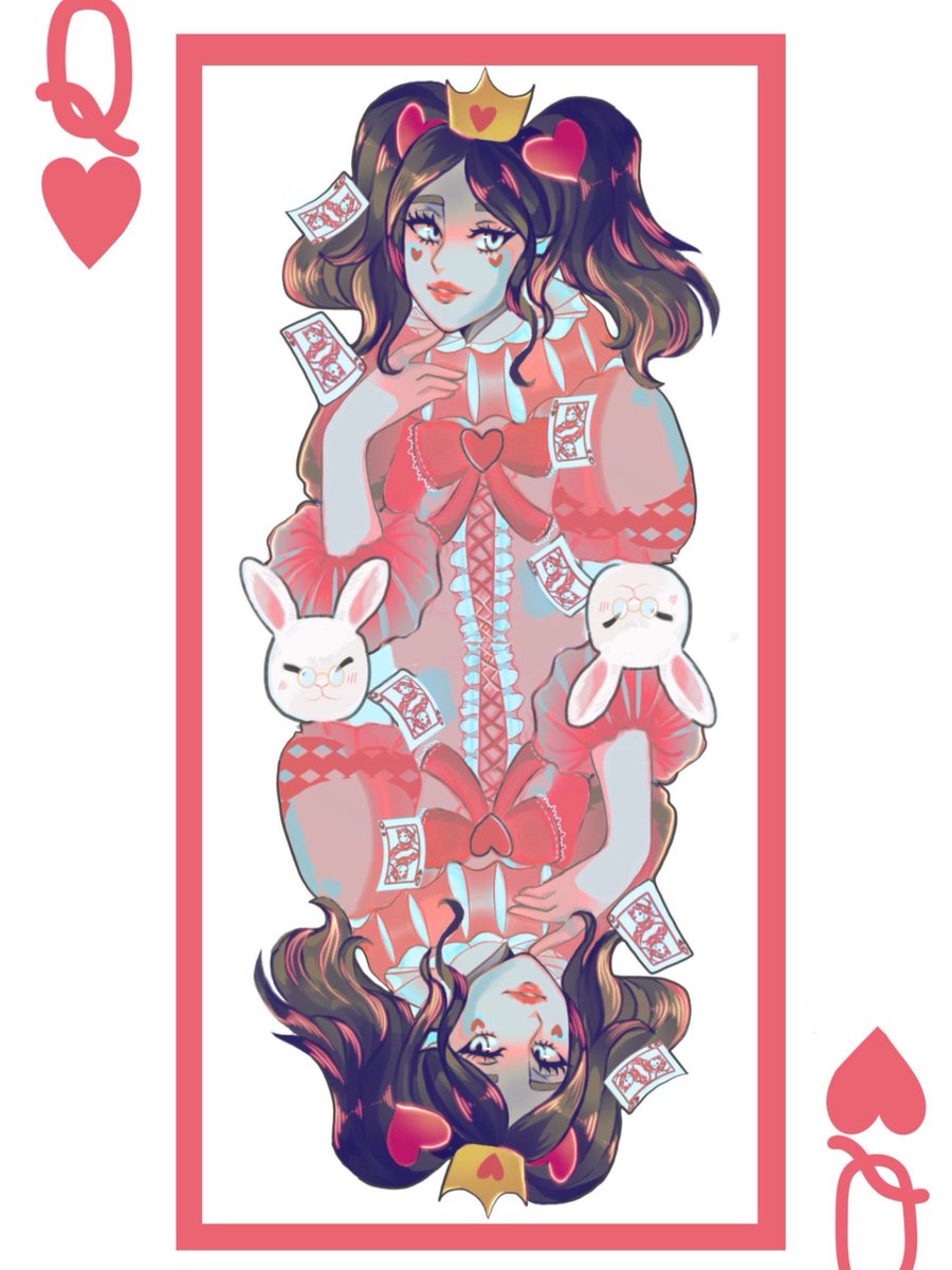 BinkiStudio's tweet image. Inktober: Day 1 - Villain (Queen of Hearts)
.
.
#Inktober2025