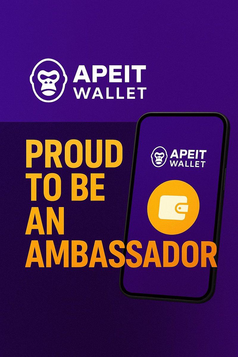 saniadamumatoh's tweet photo. Being an ambassador is more than a role – it’s a mission 🌍
Happy to represent Apeit Wallet and contribute to its growth in the Web3 space 
@Apelt__Wallet #ApeItWallet https://t.co/yponyTiOTt
