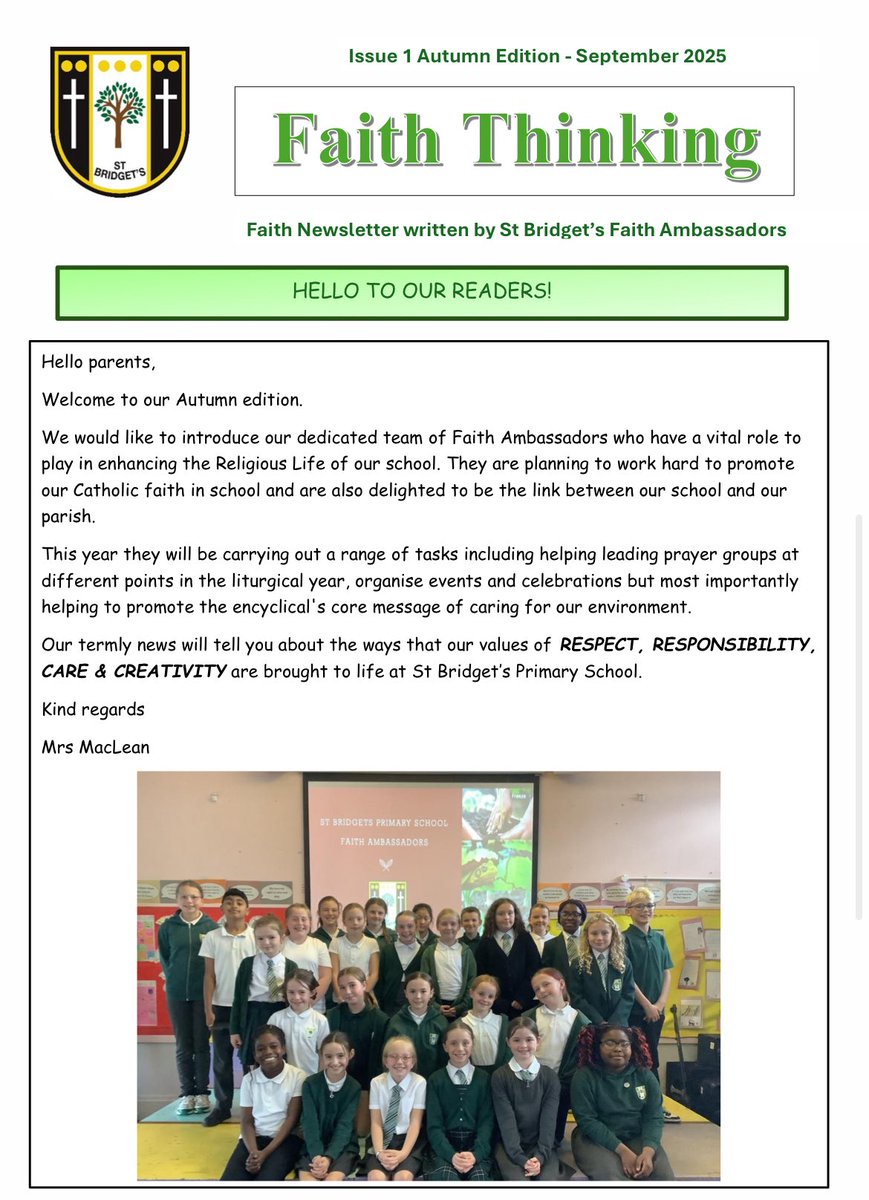 St.Bridget's Primary School and Nursery Class tweet media