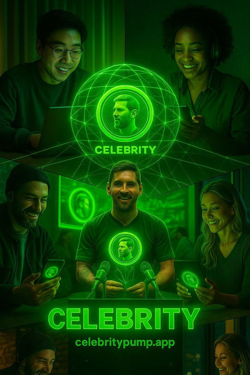 CelebrityPump's tweet photo. 🌍✨ From every corner of the world, we are ONE community.
The Messi Coin is connecting continents, hearts, and dreams under the power of Celebrity Pump.
The countdown is on… 🚀💚

👉 Join the movement now at https://t.co/n9ktefAQkK

#MessiCoin #CelebrityPump #CryptoRevolution #GlobalCommunity #2DaysToGo #NextLevelFinance