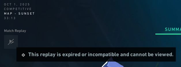 So you want to tell me that if there is a new patch, it "deletes" all the replays? is that common in other games?