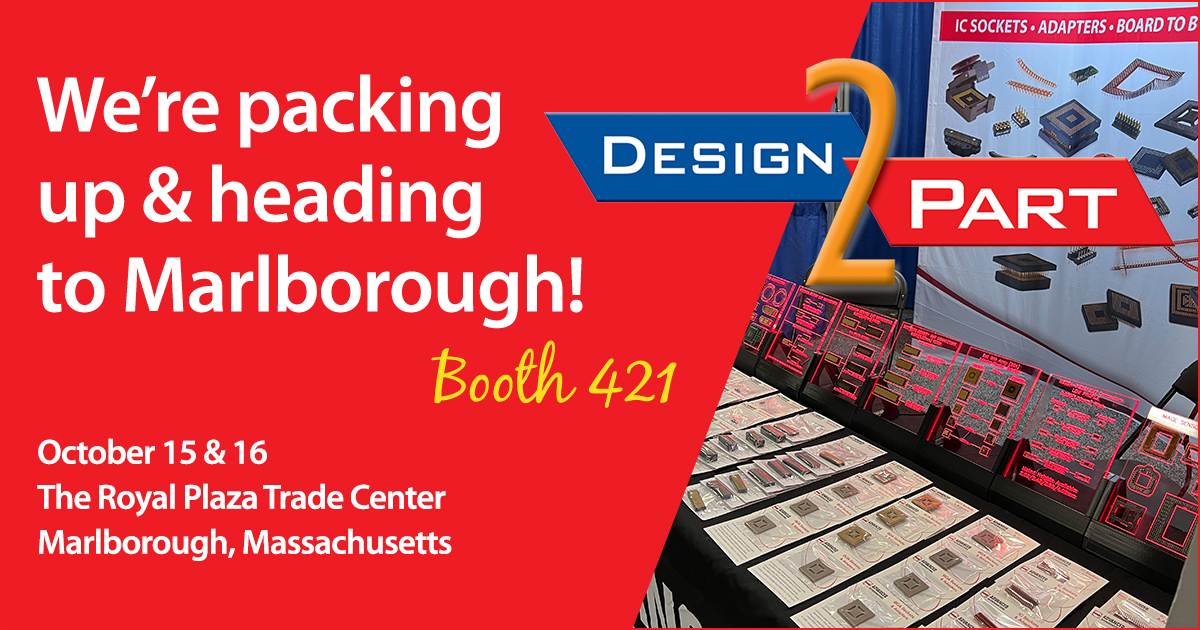 AdvancedInt's tweet image. Catch Advanced at the Design-2-Part Show, October 15 and 16.
Come see whats new, engage with our team of experts, explore innovative interconnection solutions & how we can support your next project.
Don't miss your chance for exclusive insights and show-only opportunities!