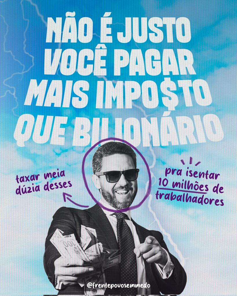 Fazer bilionário pagar seus boletos pra que os trabalhadores possam ter um pouco mais de alívio no bolso.
 É por justiça tributária ✊