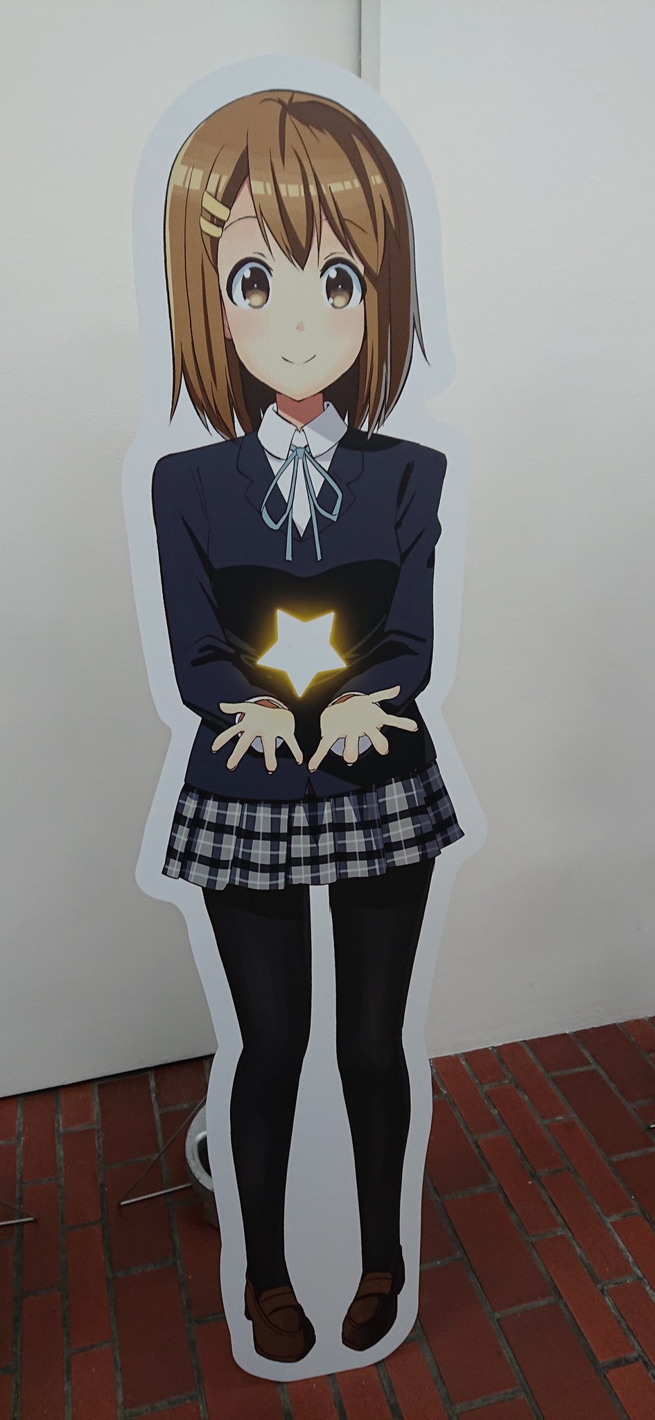 まんがタイムきらら展FINAL 缶バッジ　けいおん！　平沢唯 けいおん! 限定 まんがタイムきらら展FINAL 缶バッジ 平沢唯 K