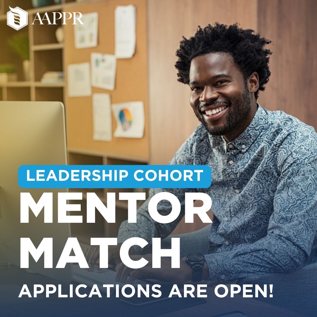 Applications are still open for the Mentor Match Leadership Level Cohort. This is a unique opportunity for members with the Leadership Add-On to connect and learn from peers leading recruitment teams.

Apply by Oct. 10: bit.ly/3NmY02u 

#AAPPR
